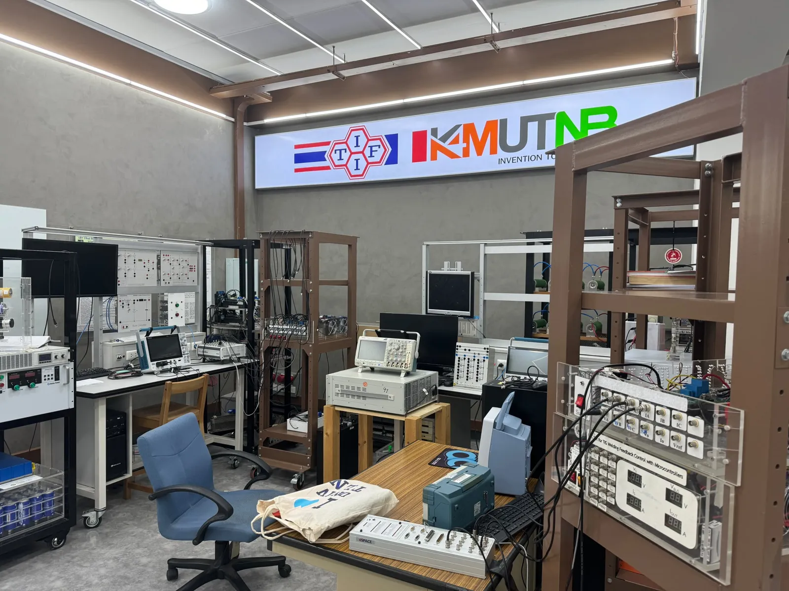 Power electronics lab of the Thai-French Innovation Institute at KMUTNB